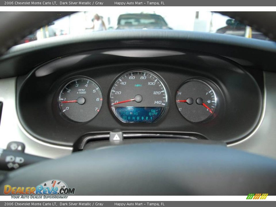 2006 Chevrolet Monte Carlo LT Dark Silver Metallic / Gray Photo #14