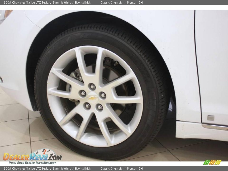 2009 Chevrolet Malibu LTZ Sedan Summit White / Ebony/Brick Photo #20