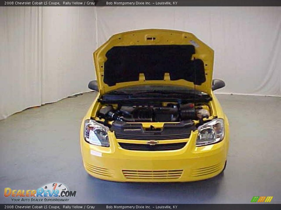 2008 Chevrolet Cobalt LS Coupe Rally Yellow / Gray Photo #4