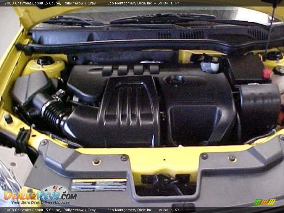 2008 Chevrolet Cobalt LS Coupe Rally Yellow / Gray Photo #5