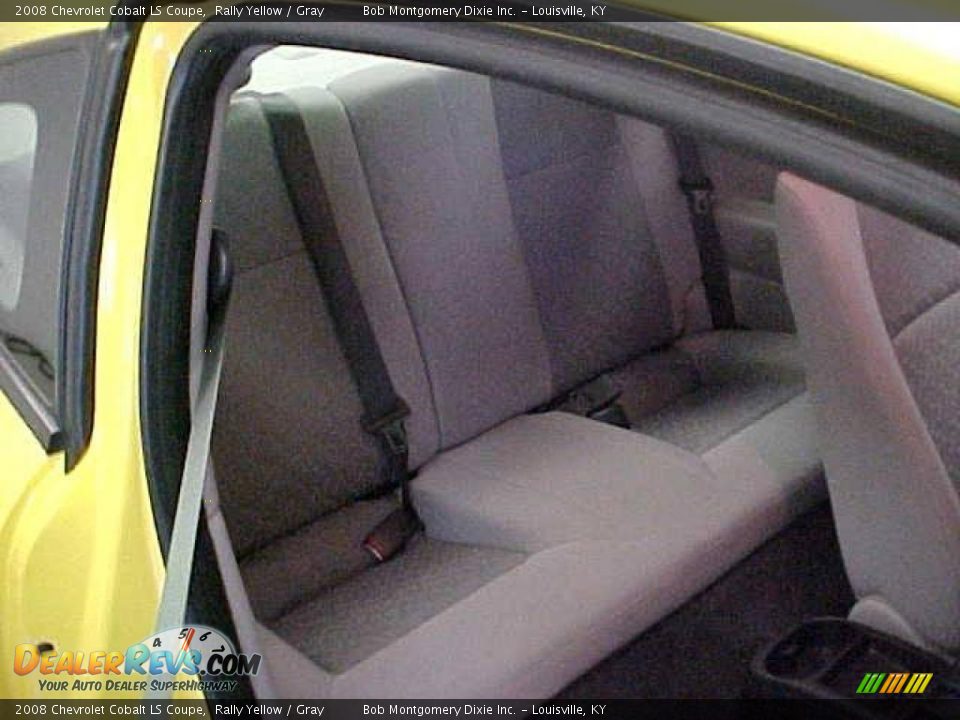 2008 Chevrolet Cobalt LS Coupe Rally Yellow / Gray Photo #9