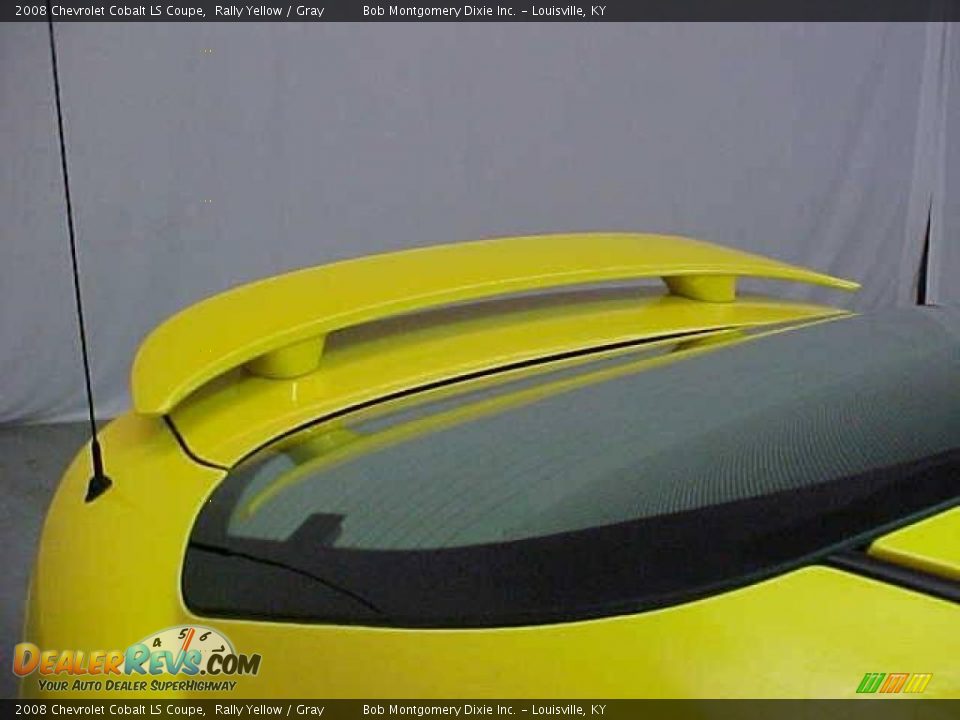 2008 Chevrolet Cobalt LS Coupe Rally Yellow / Gray Photo #11