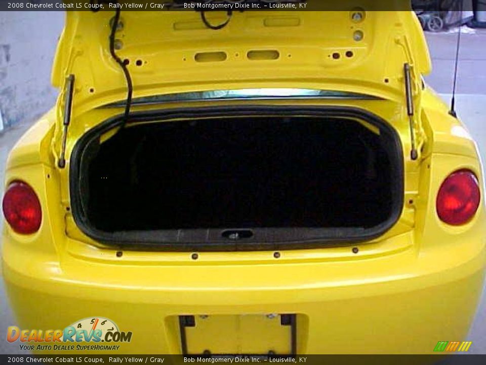 2008 Chevrolet Cobalt LS Coupe Rally Yellow / Gray Photo #12