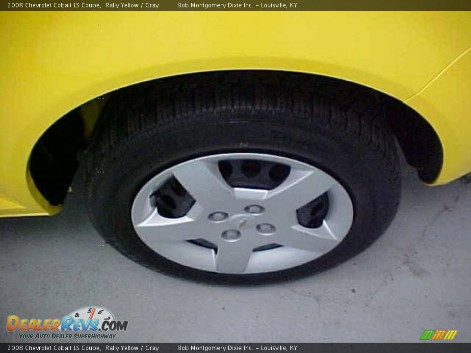 2008 Chevrolet Cobalt LS Coupe Rally Yellow / Gray Photo #14