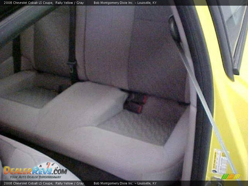 2008 Chevrolet Cobalt LS Coupe Rally Yellow / Gray Photo #15