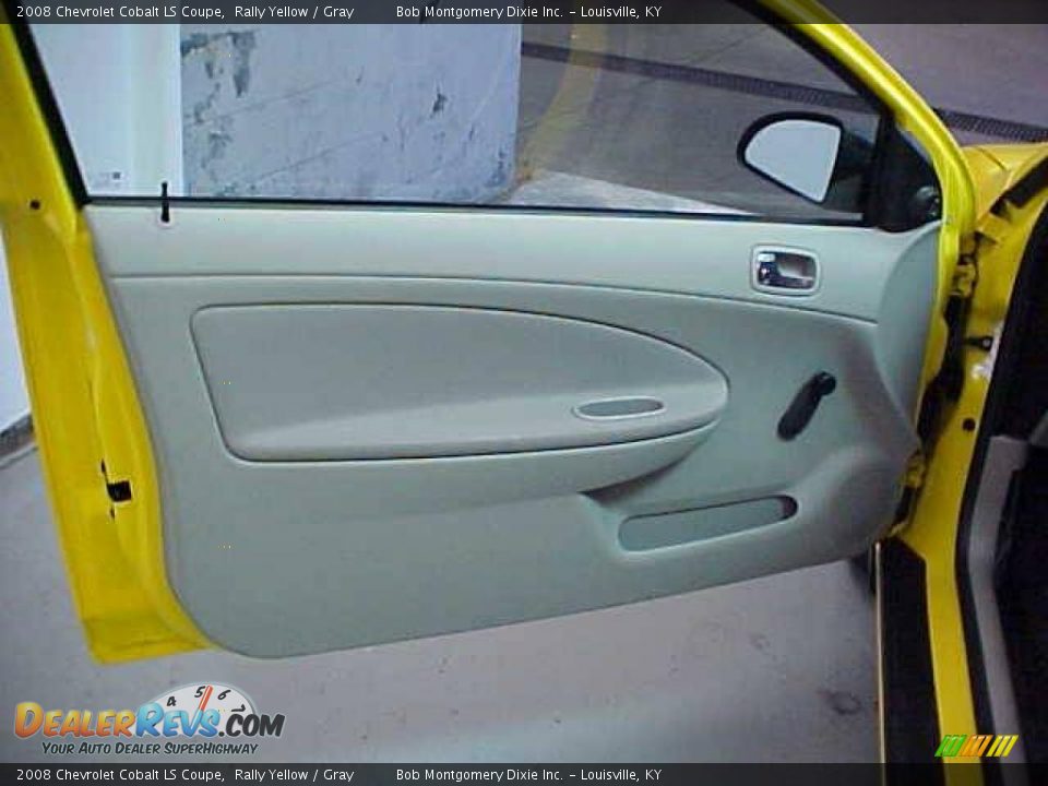 2008 Chevrolet Cobalt LS Coupe Rally Yellow / Gray Photo #16