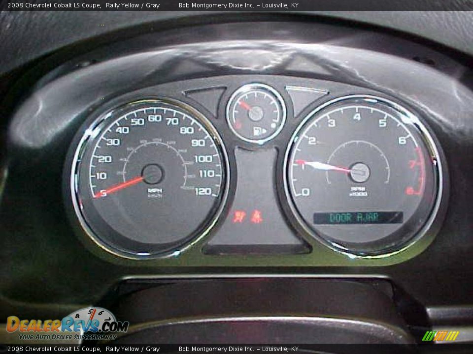 2008 Chevrolet Cobalt LS Coupe Rally Yellow / Gray Photo #18