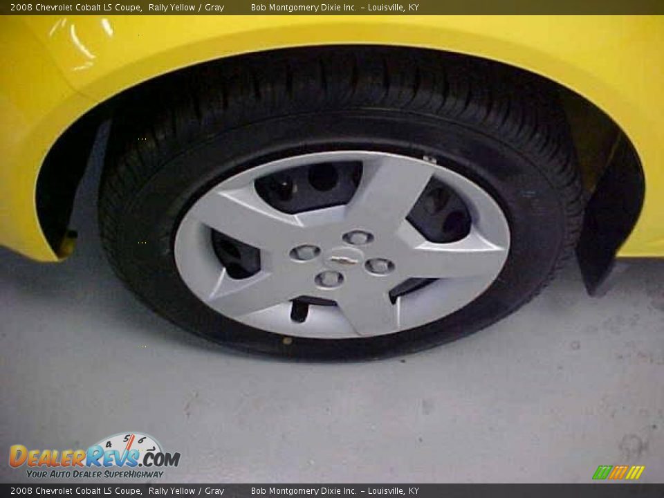 2008 Chevrolet Cobalt LS Coupe Rally Yellow / Gray Photo #21
