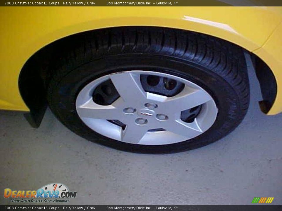 2008 Chevrolet Cobalt LS Coupe Rally Yellow / Gray Photo #22