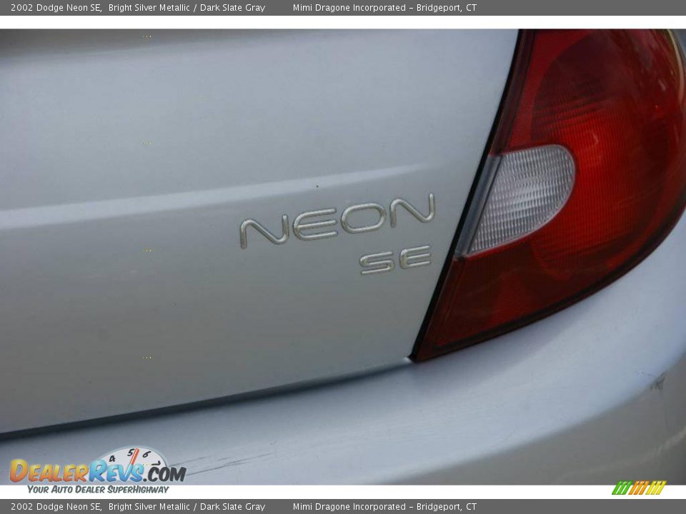 2002 Dodge Neon SE Bright Silver Metallic / Dark Slate Gray Photo #6