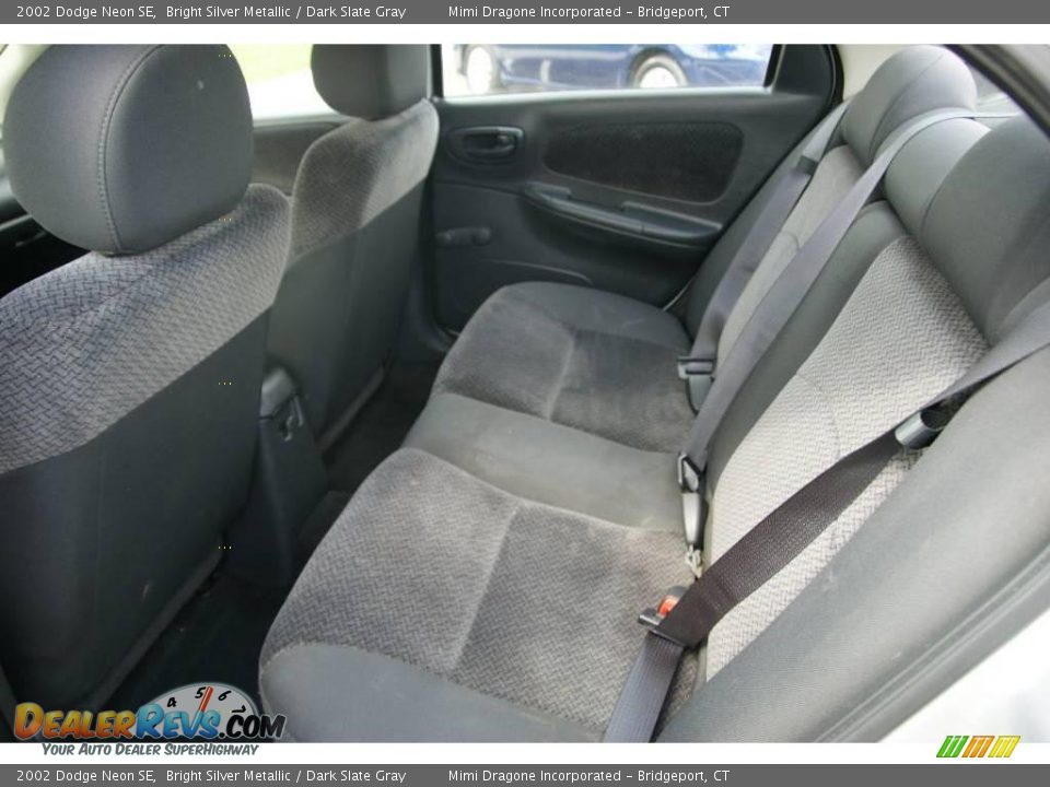 2002 Dodge Neon SE Bright Silver Metallic / Dark Slate Gray Photo #11