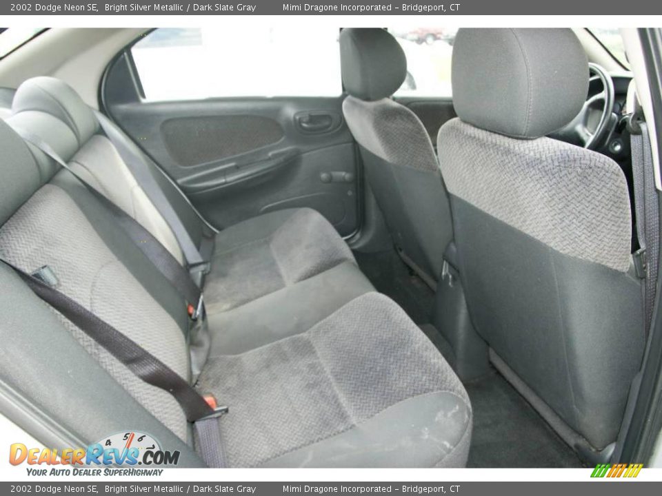 2002 Dodge Neon SE Bright Silver Metallic / Dark Slate Gray Photo #12