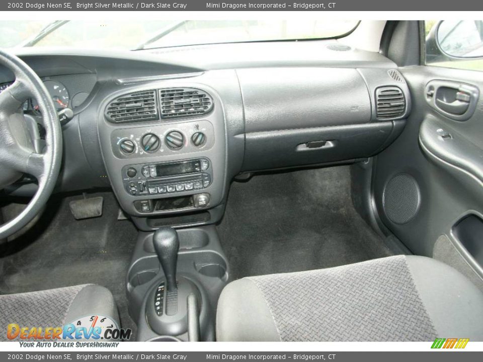 2002 Dodge Neon SE Bright Silver Metallic / Dark Slate Gray Photo #14