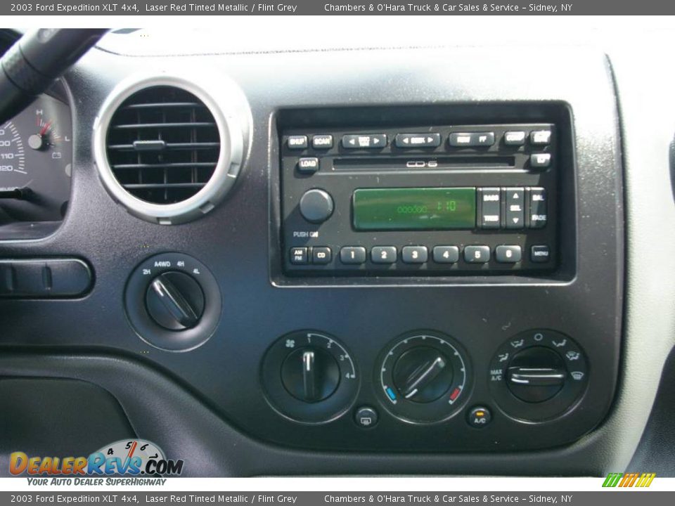 2003 Ford Expedition XLT 4x4 Laser Red Tinted Metallic / Flint Grey Photo #6