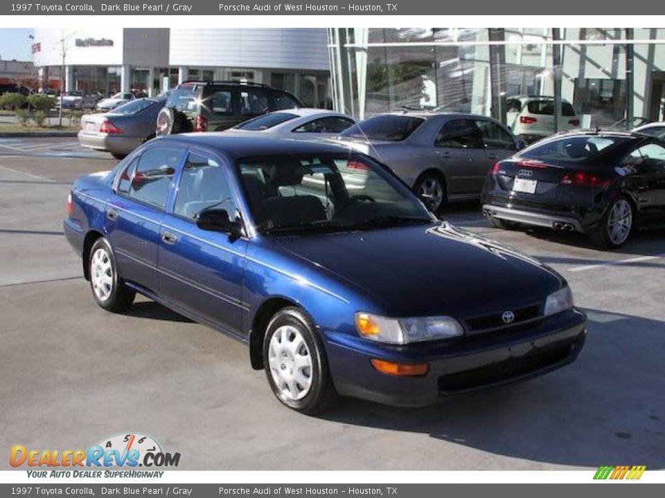 1997 Toyota Corolla Dark Blue Pearl / Gray Photo #4