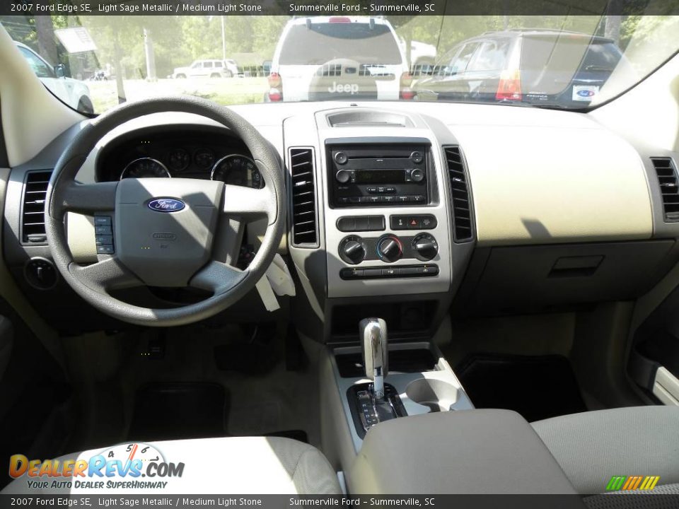 2007 Ford Edge SE Light Sage Metallic / Medium Light Stone Photo #3