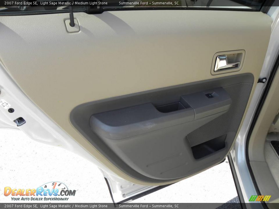 2007 Ford Edge SE Light Sage Metallic / Medium Light Stone Photo #7