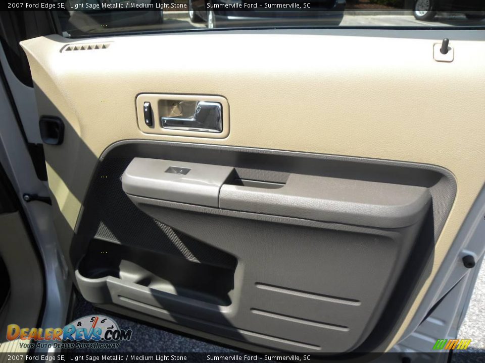 2007 Ford Edge SE Light Sage Metallic / Medium Light Stone Photo #9