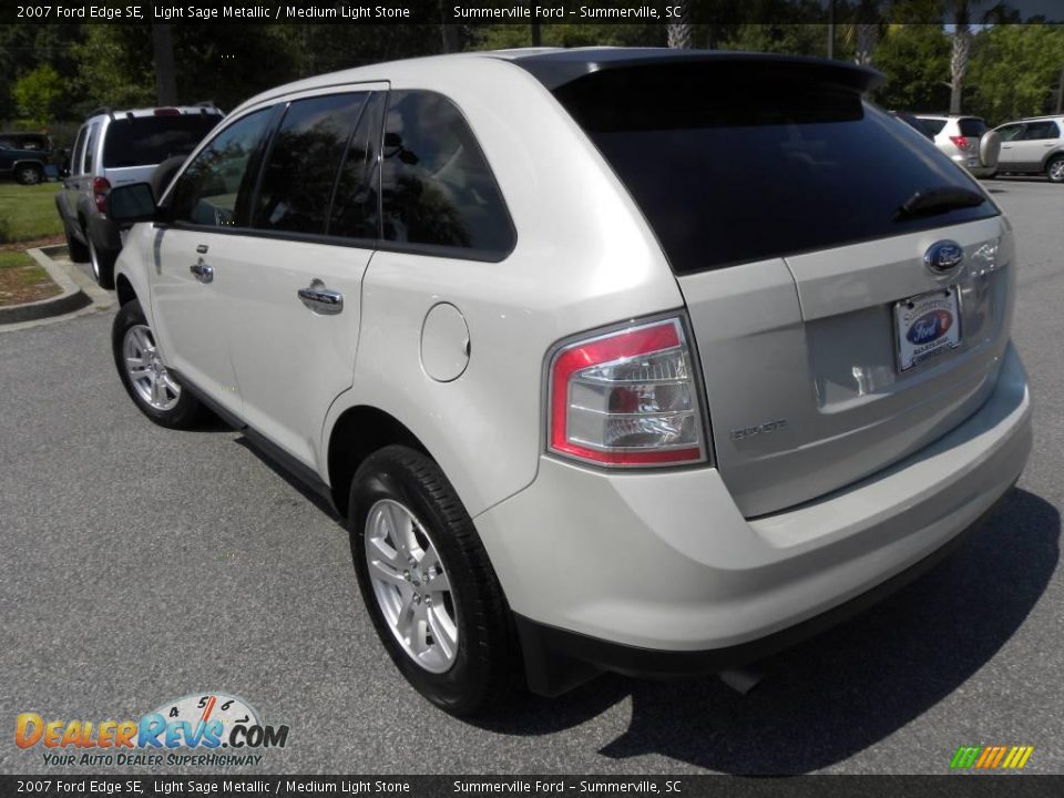 2007 Ford Edge SE Light Sage Metallic / Medium Light Stone Photo #15