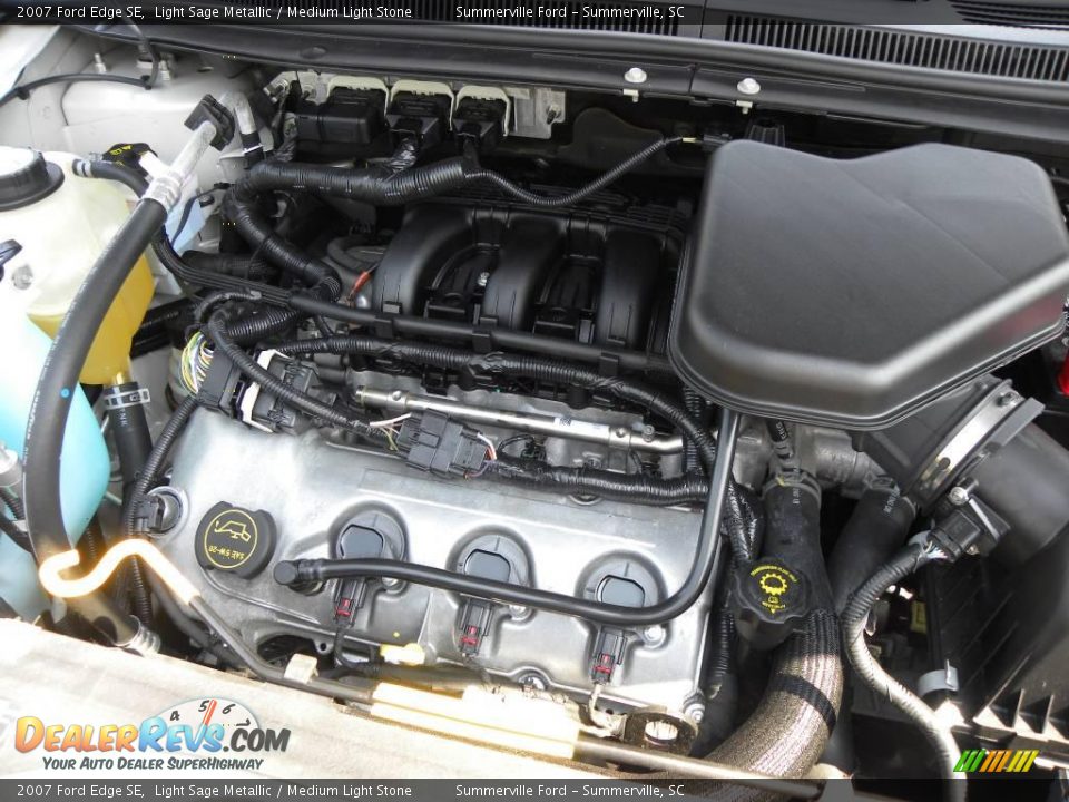 2007 Ford Edge SE Light Sage Metallic / Medium Light Stone Photo #18