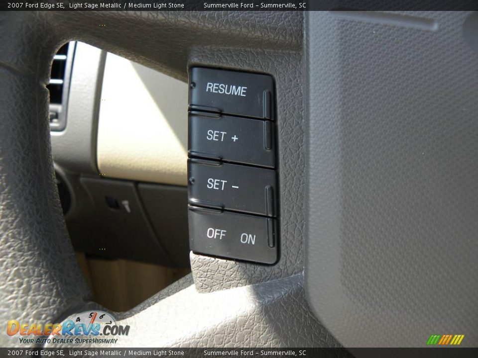 2007 Ford Edge SE Light Sage Metallic / Medium Light Stone Photo #21