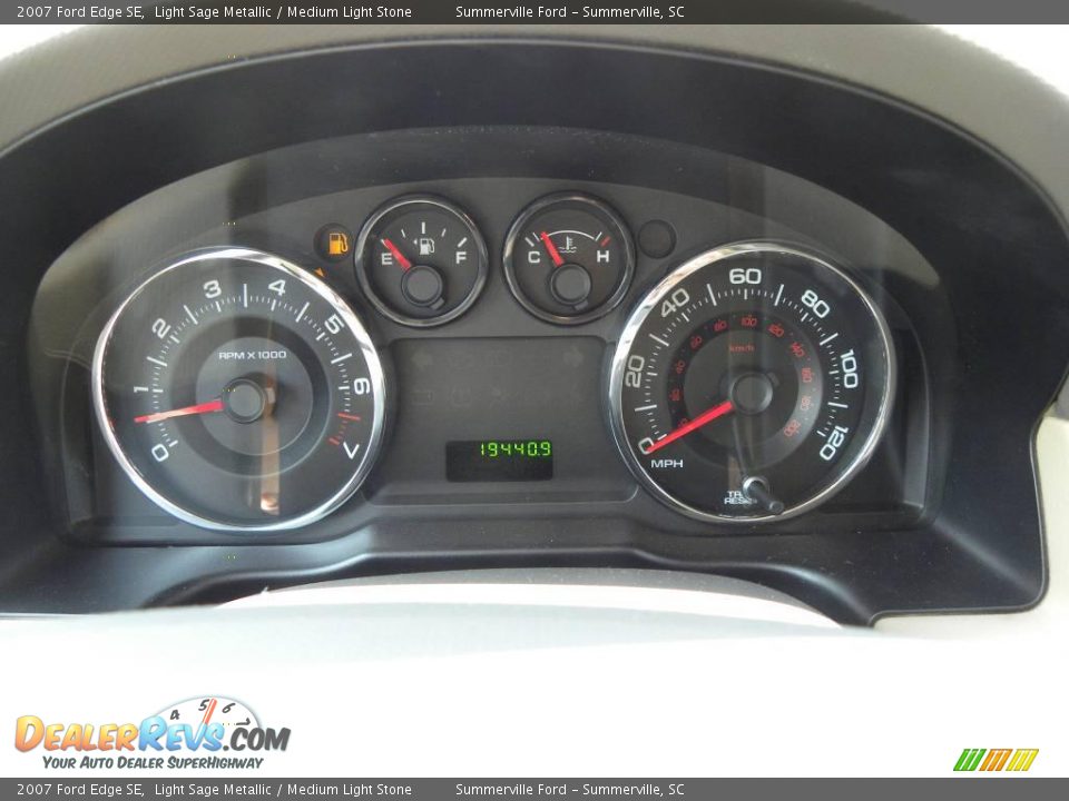2007 Ford Edge SE Light Sage Metallic / Medium Light Stone Photo #22