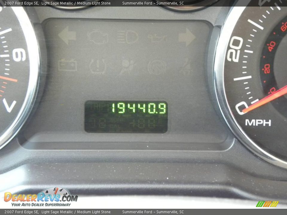 2007 Ford Edge SE Light Sage Metallic / Medium Light Stone Photo #23