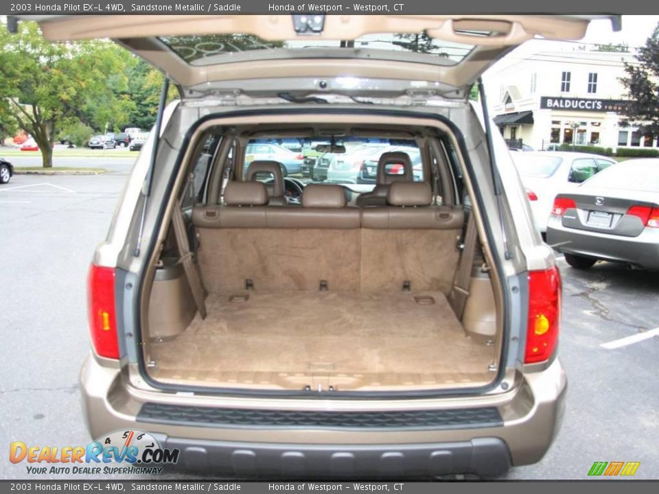 2003 Honda Pilot EX-L 4WD Sandstone Metallic / Saddle Photo #7