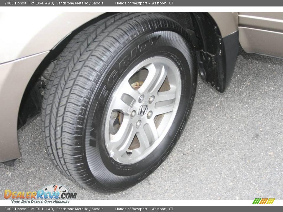 2003 Honda Pilot EX-L 4WD Sandstone Metallic / Saddle Photo #21