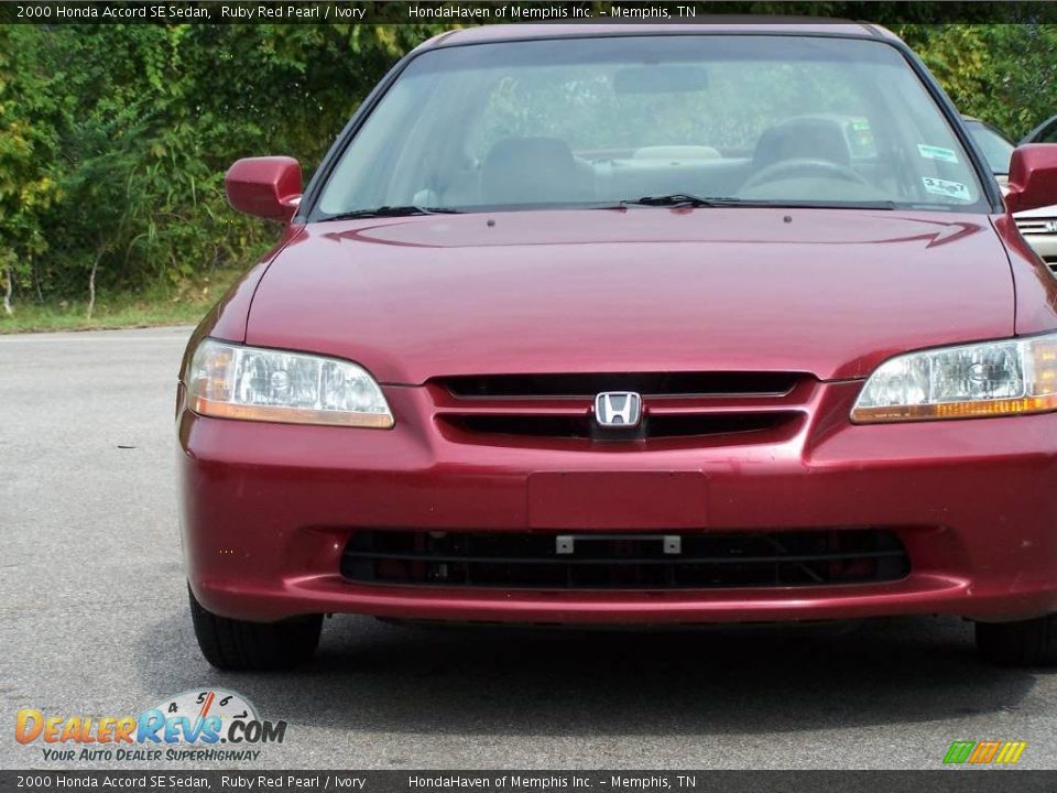 2000 Honda Accord SE Sedan Ruby Red Pearl / Ivory Photo #1