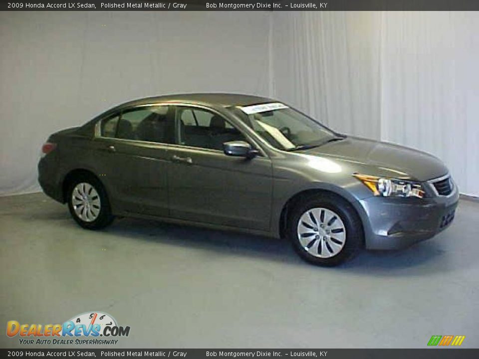 2009 Honda Accord LX Sedan Polished Metal Metallic / Gray Photo #1