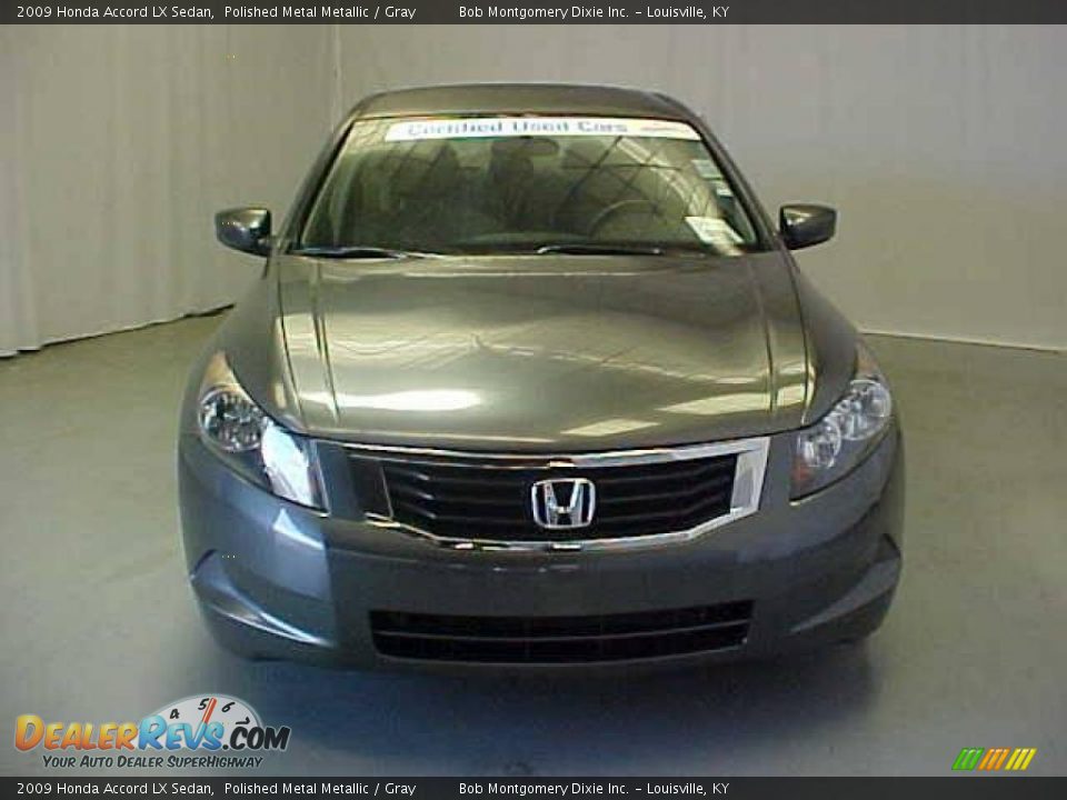 2009 Honda Accord LX Sedan Polished Metal Metallic / Gray Photo #2