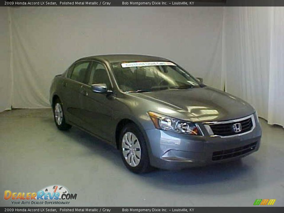 2009 Honda Accord LX Sedan Polished Metal Metallic / Gray Photo #3