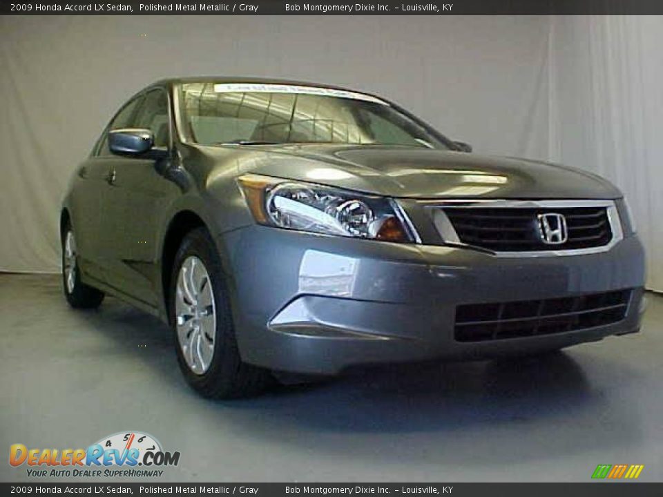 2009 Honda Accord LX Sedan Polished Metal Metallic / Gray Photo #4