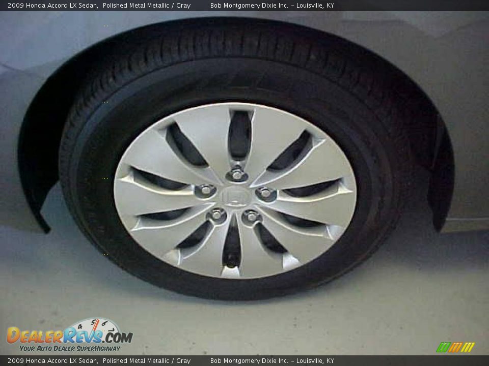 2009 Honda Accord LX Sedan Polished Metal Metallic / Gray Photo #5