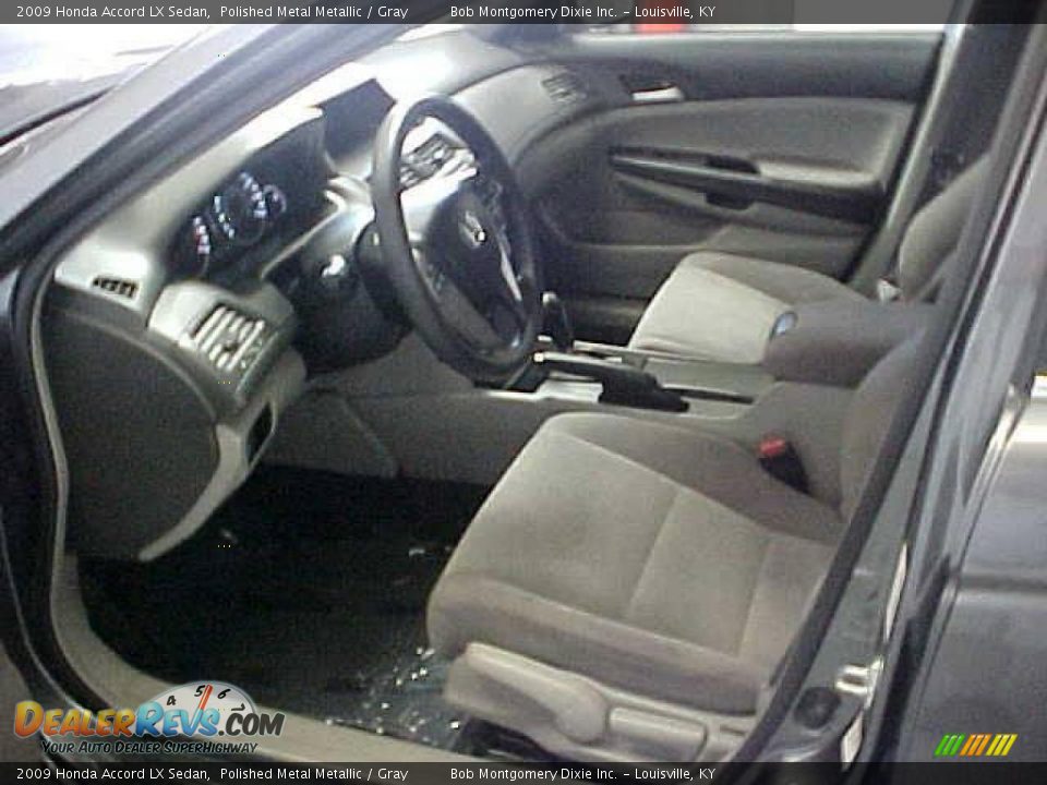 2009 Honda Accord LX Sedan Polished Metal Metallic / Gray Photo #6