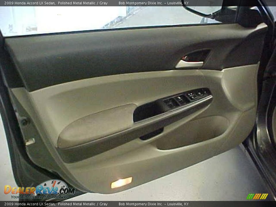 2009 Honda Accord LX Sedan Polished Metal Metallic / Gray Photo #7