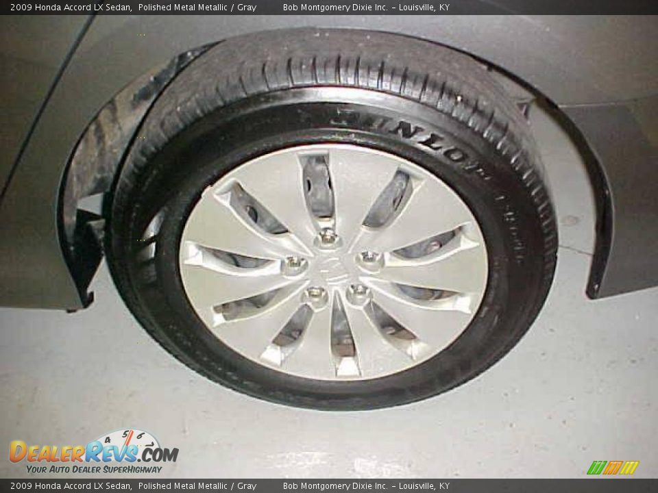 2009 Honda Accord LX Sedan Polished Metal Metallic / Gray Photo #11
