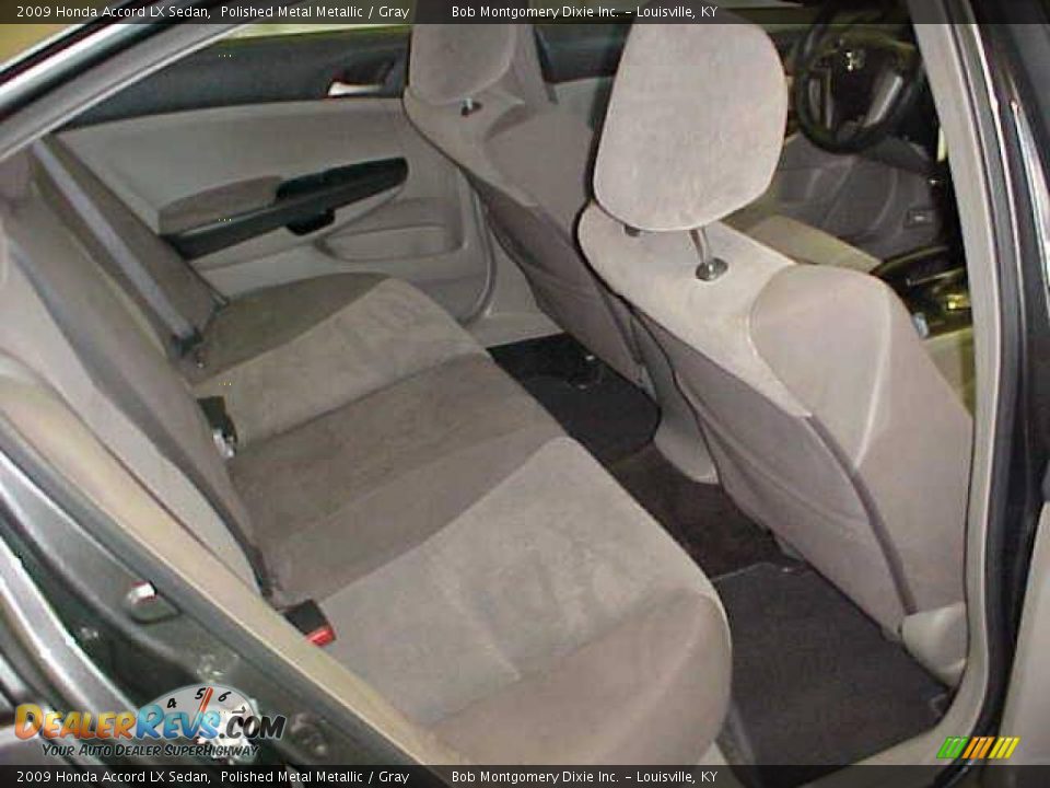 2009 Honda Accord LX Sedan Polished Metal Metallic / Gray Photo #12