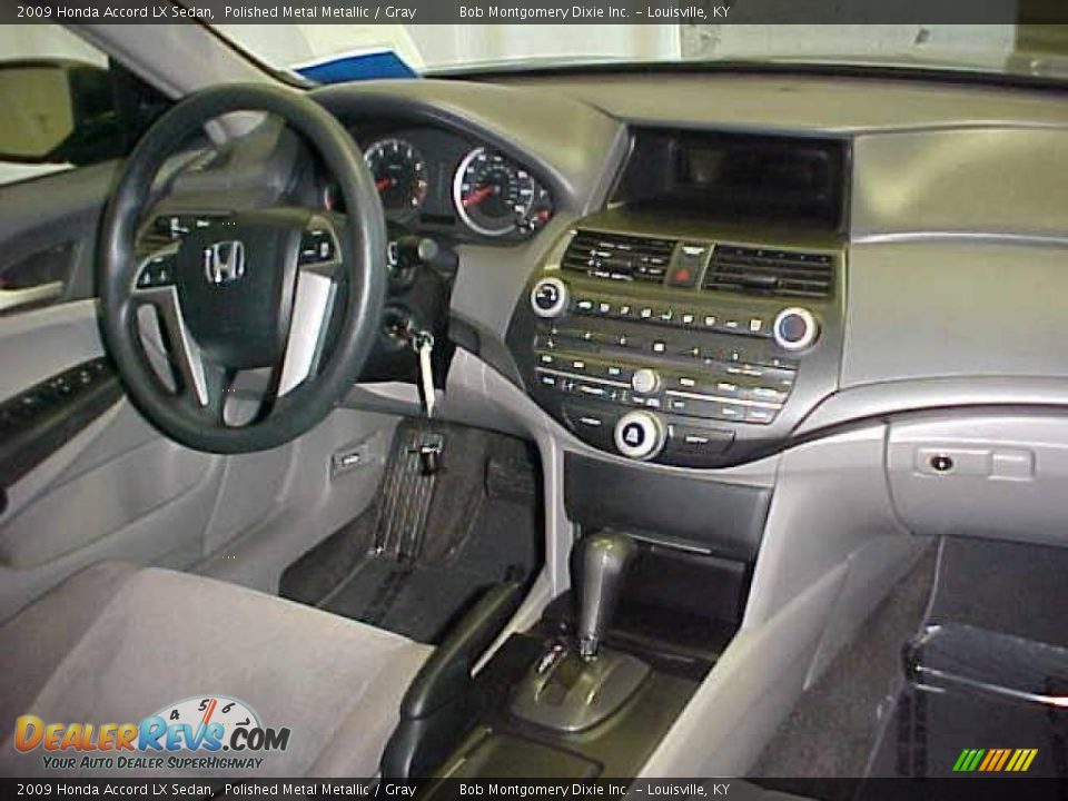 2009 Honda Accord LX Sedan Polished Metal Metallic / Gray Photo #14