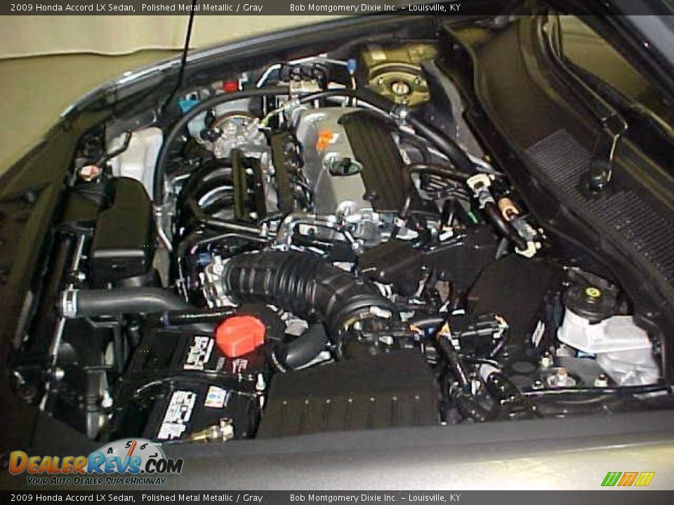 2009 Honda Accord LX Sedan Polished Metal Metallic / Gray Photo #23