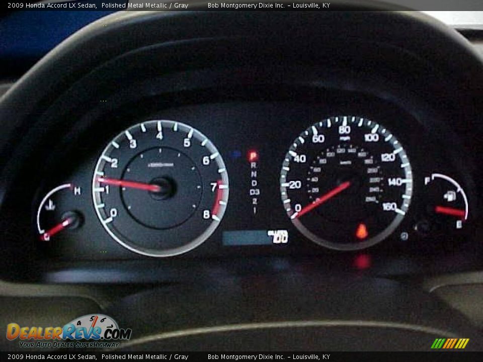 2009 Honda Accord LX Sedan Polished Metal Metallic / Gray Photo #25