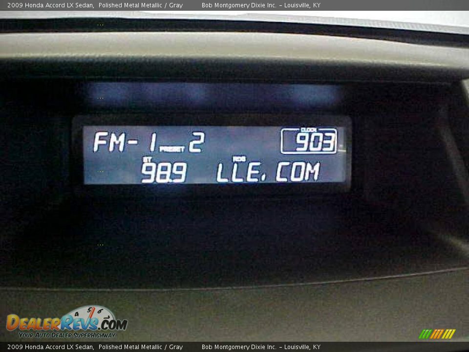 2009 Honda Accord LX Sedan Polished Metal Metallic / Gray Photo #27