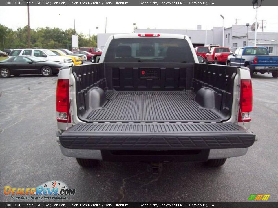 2008 GMC Sierra 1500 Regular Cab Silver Birch Metallic / Dark Titanium Photo #8