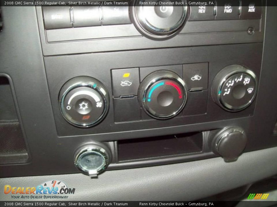 2008 GMC Sierra 1500 Regular Cab Silver Birch Metallic / Dark Titanium Photo #20