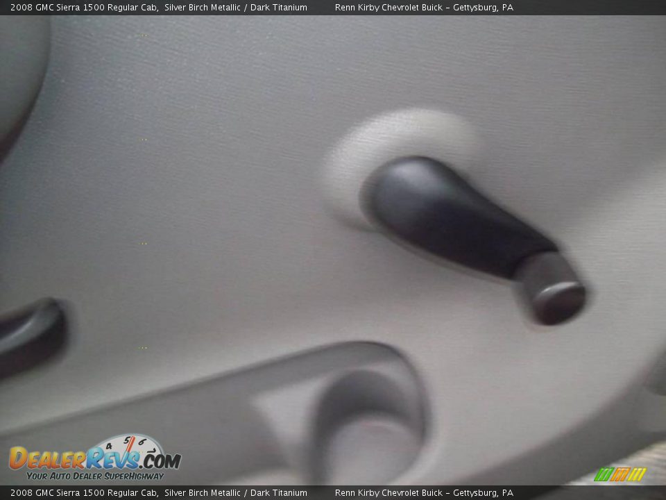 2008 GMC Sierra 1500 Regular Cab Silver Birch Metallic / Dark Titanium Photo #23