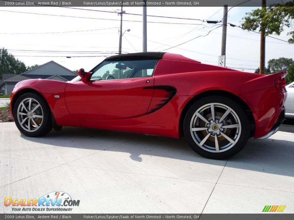 2009 Lotus Elise Ardent Red / Black Photo #8