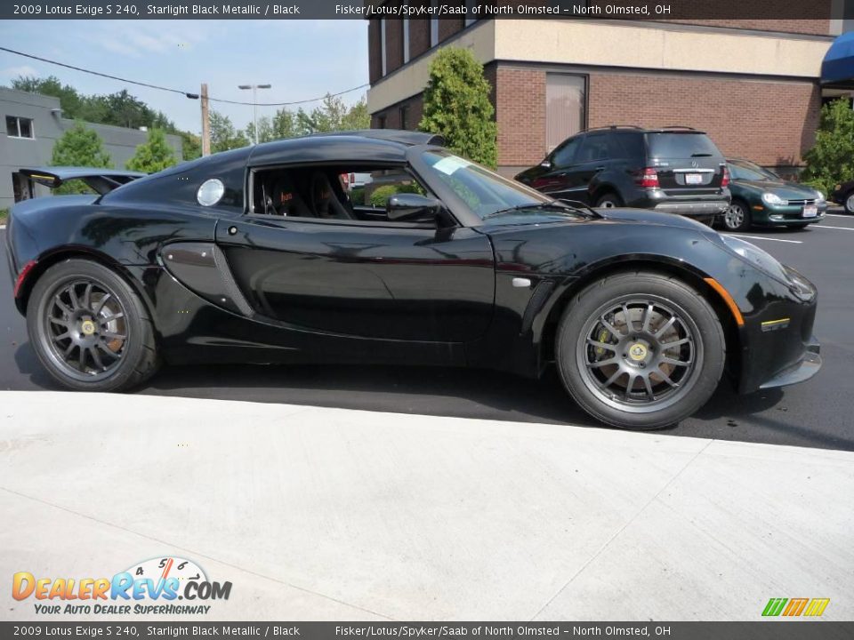 Starlight Black Metallic 2009 Lotus Exige S 240 Photo #4