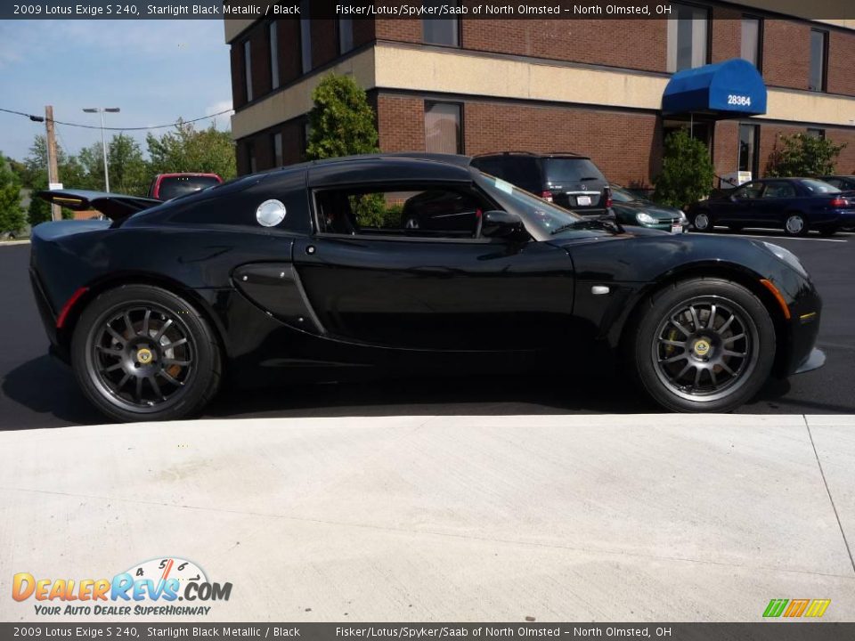2009 Lotus Exige S 240 Starlight Black Metallic / Black Photo #5