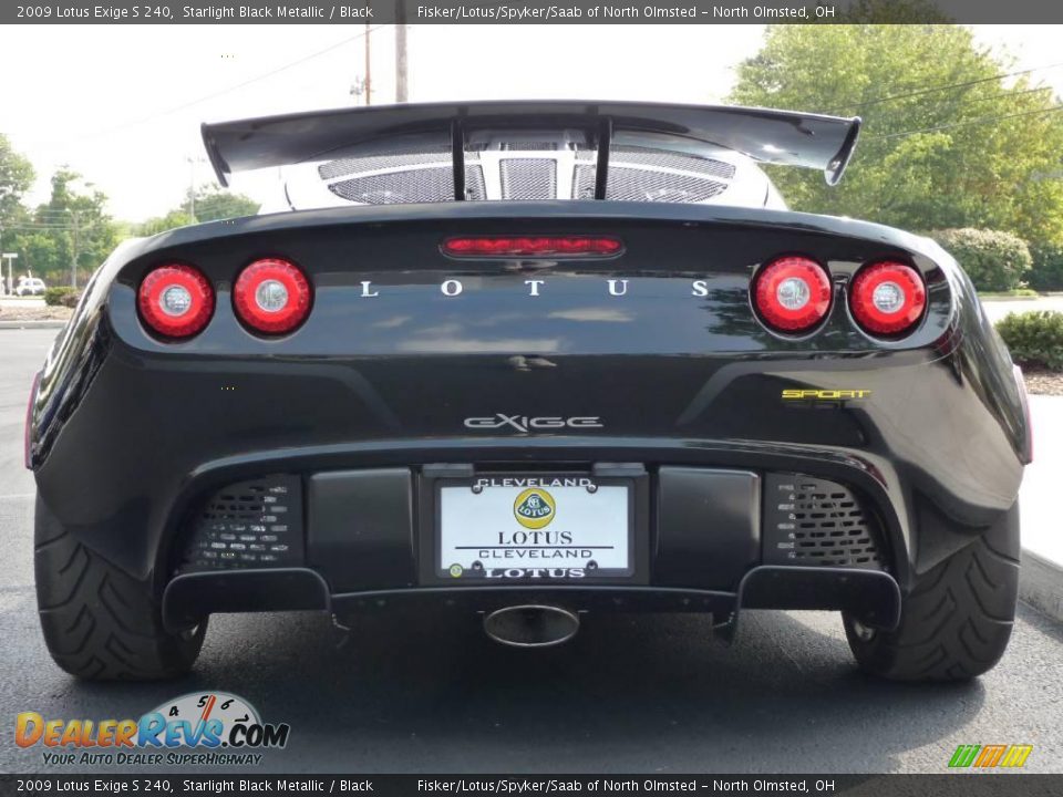 Starlight Black Metallic 2009 Lotus Exige S 240 Photo #7